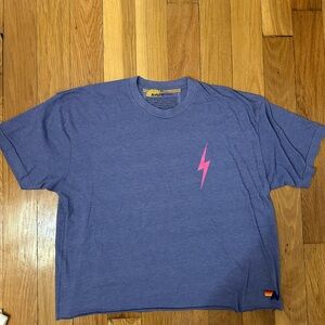 Aviator Nation blot cropped tee